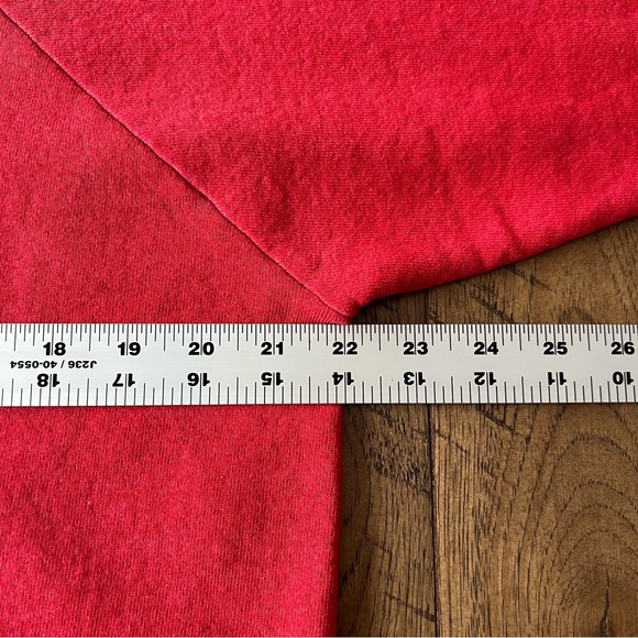 VTG BUM Equipment Sweatshirt 90’s Fruit of the Loom Made USA Unisex Size XL Red - Picture 8 of 11